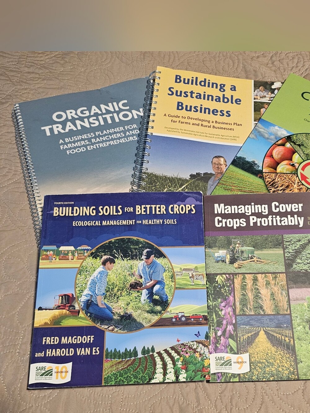 5 Farming Crop Soil Agriculture Books
